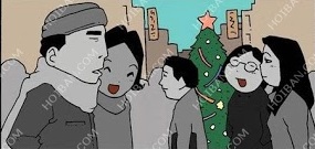 P76 truyện cười Hàn xẻng - Chơi khó ông già Noel