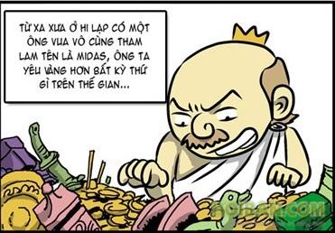Truyện hài Hàn xẻng P1130 - Sự tích vua Midas thích vàng ^^