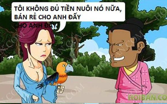 Truyện hài Hàn xẻng P942 - Con vẹt lẻo mép